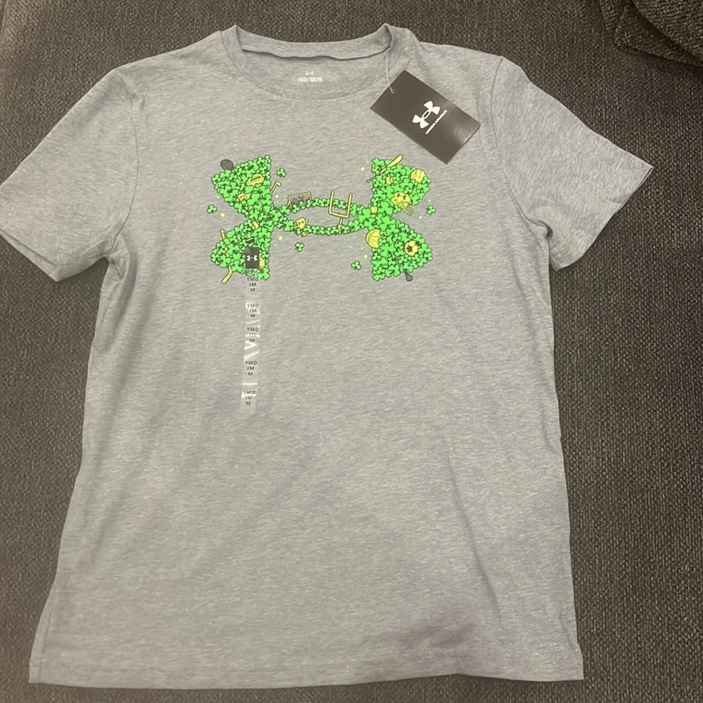 Kids Under Armour Shamrock Shirt ☘️